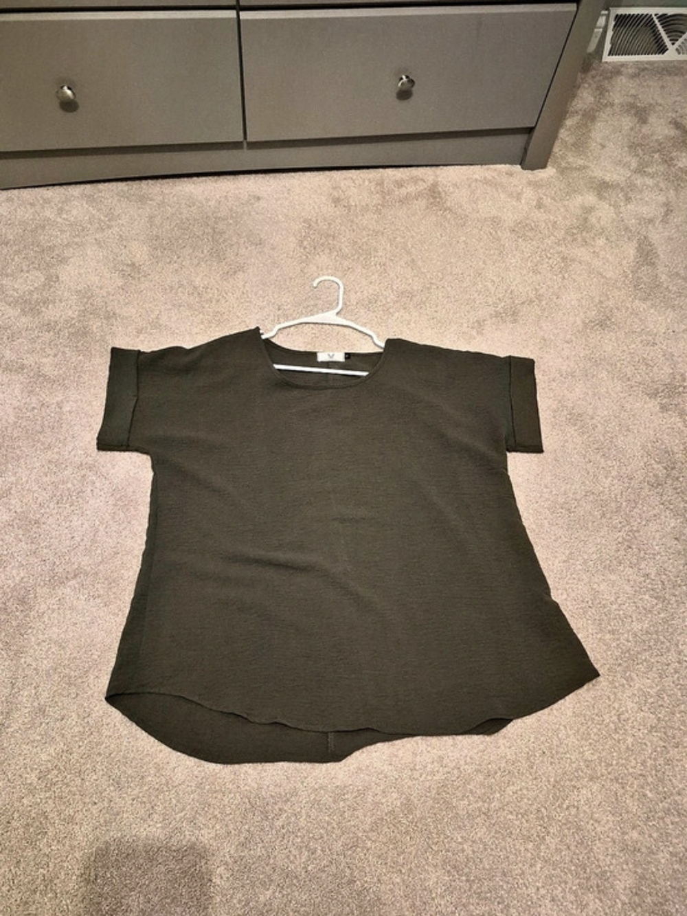 Homebody Short Sleeve Curved Hem Tee